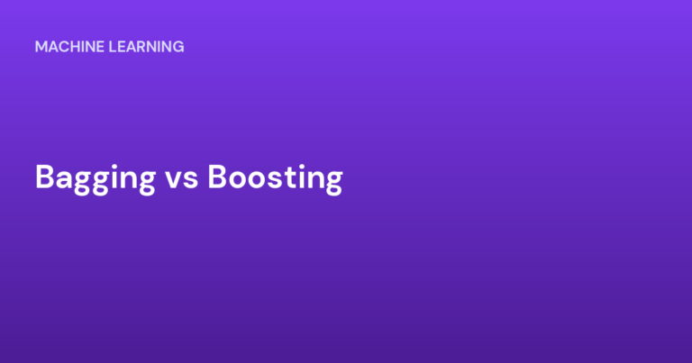 Bagging vs Boosting