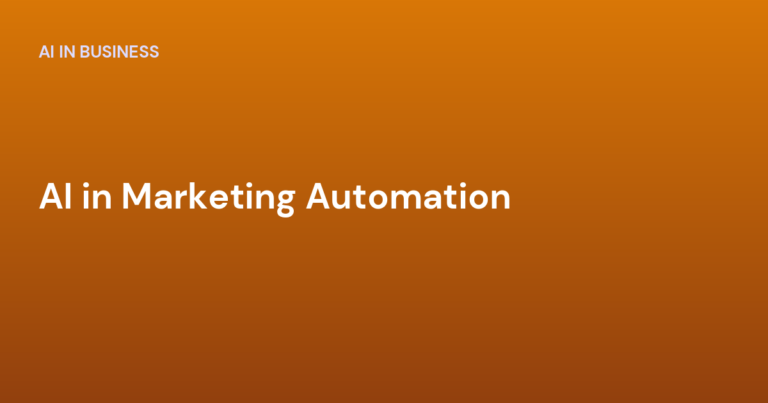 AI in Marketing Automation