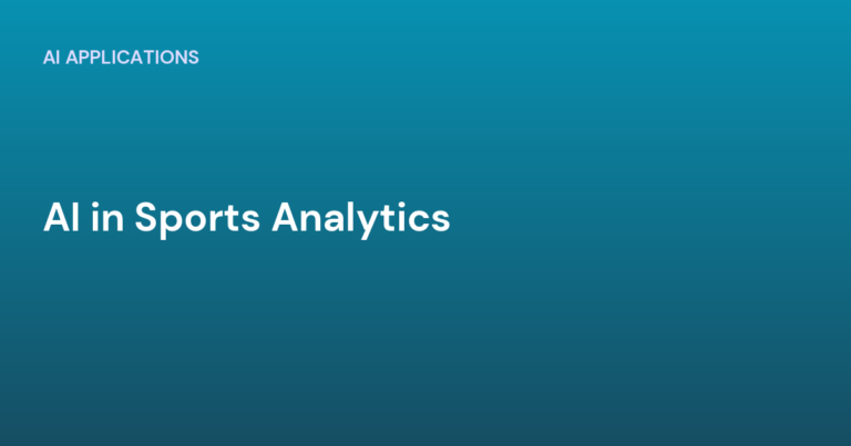 AI in Sports Analytics