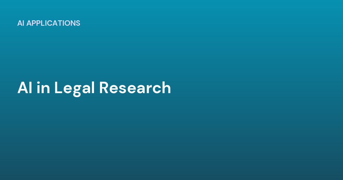 AI in Legal Research