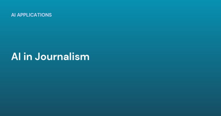 AI in Journalism