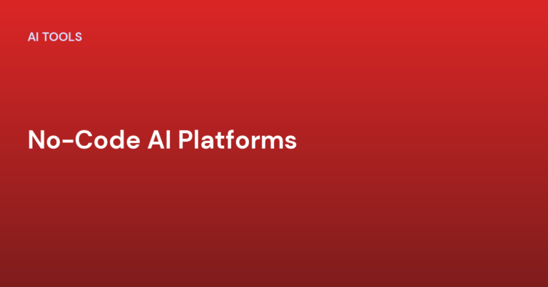 No-Code AI Platforms