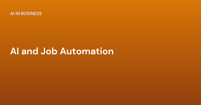 AI and Job Automation