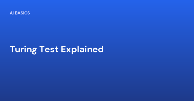 Turing Test Explained